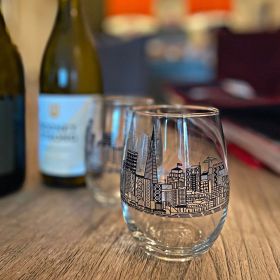 San Francisco Stemless Wine Glasses - Set of 4 San Francisco Stemless Wine Glasses - Set of 4